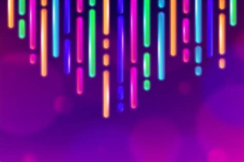 Premium Vector Abstract Neon Lights Background