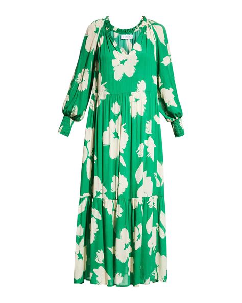 Velvet Luella Floral Split Neck Maxi Dress Maxi Dress Dresses Fashion