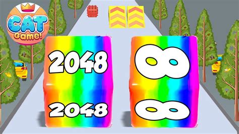 ⭐play New Level Jelly In Jelly Run 2048 All Levels Satisfying Game