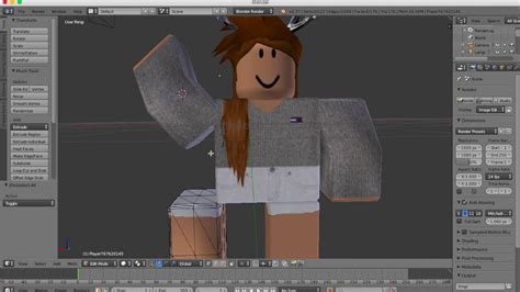 How To Pose Your Roblox Character On Blender Youtube