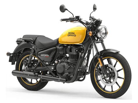 New 2023 Royal Enfield Meteor 350 Fireball Yellow Motorcycles In Iowa