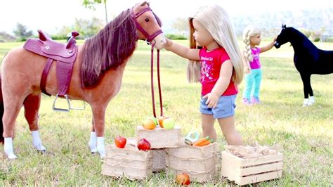 Diy American Girl Doll Horse Food Youtube