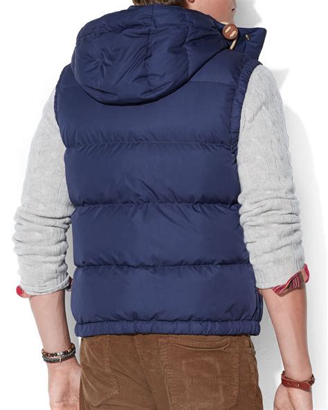 Ralph Lauren Polo Elmwood Down Vest In Blue For Men Aviator Navy Lyst