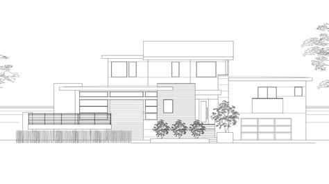 Elevation Flat Roof Design Plans - A beautiful flat roof design plan in ...