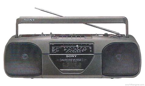 Sony CFS 202 Manual Portable Radio Cassette Player HiFi Engine