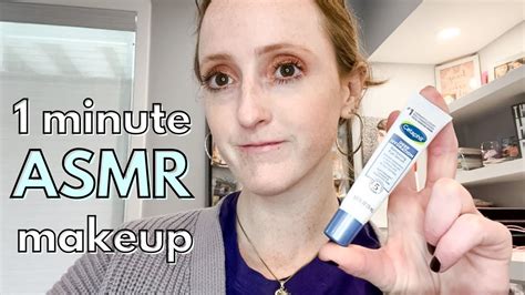 Doing Your Asmr Makeup In 1 Minute Layered Sounds And Mouth Sounds