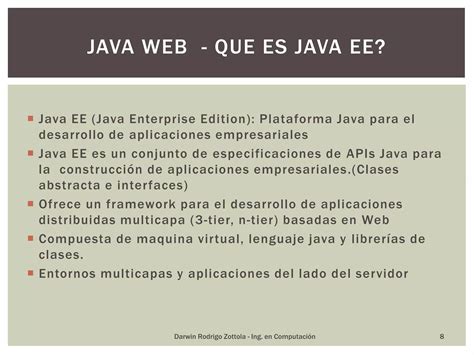 Introduci N A Aplicaciones Web En Java Ppt