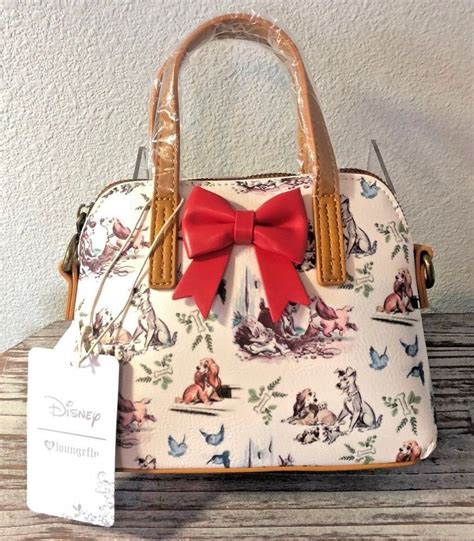 Loungefly Disney Lady And The Tramp With Bow Handbag Cutest Mini