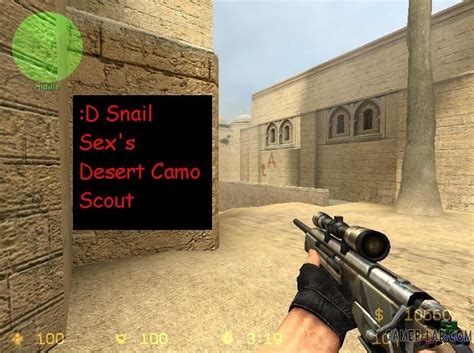 Snail Sex S Desert Camo Scout V1 0 Scout Counter Strike Source