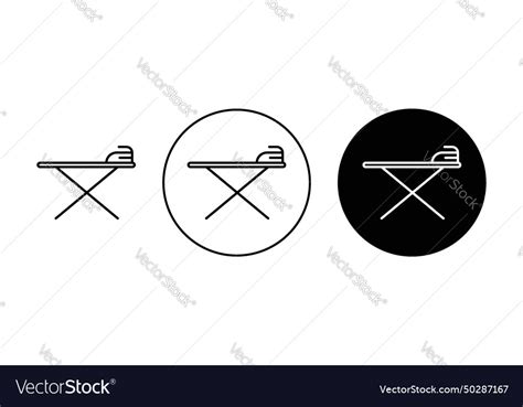 Ironing Board Icon Royalty Free Vector Image Vectorstock