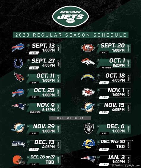 Ny Jets Schedule 2025 Leak - Angil Camille