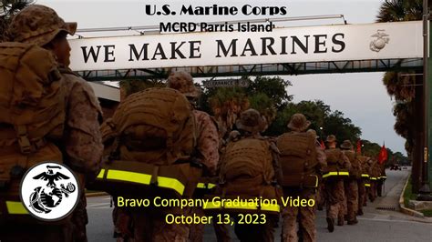 Bravo Company Graduation At Mcrd Parris Island On October