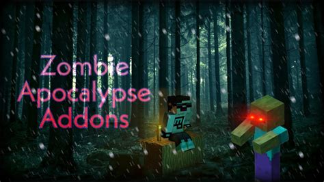 Zombie Apocalypse Addon For Mcpe With Realistic Graphics YouTube