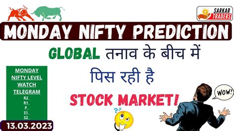 Nifty Prediction And Bank Nifty Analysis For Monday Tomorrow Nifty