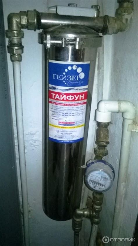 Фильтр Гейзер Тайфун магистральный: как выглядит корпус, как заменить ...