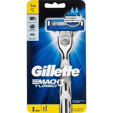 Gillette Mach Turbo Shaving Razor Blade Each Woolworths