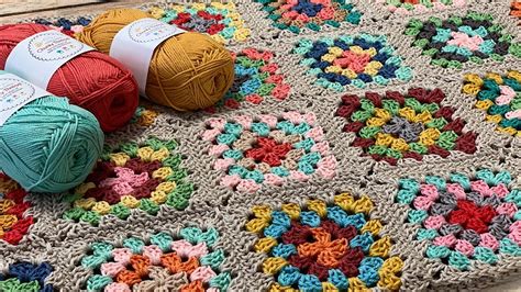 Crochet Series 4 My Granny Square Afghan Blanket Project Youtube