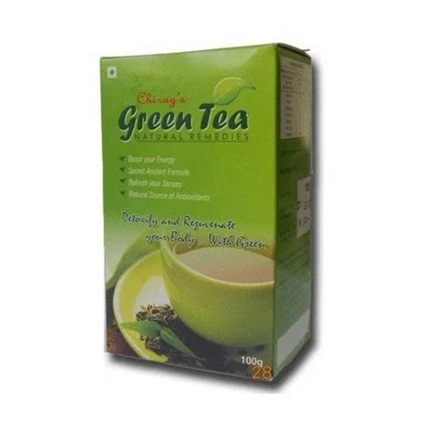 Green Tea Packaging Type Box Pack Size G At Rs Kilogram In