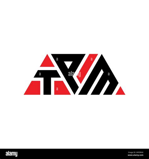 Diseño De Logotipo De Letra Triangular Tpm Con Forma De Triángulo Tpm