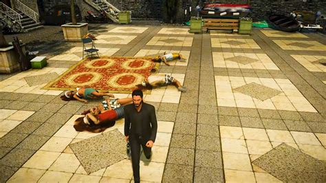 Hitman Sapienza John Wick Mod Kill Everyone Youtube