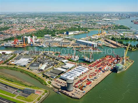 Aerophotostock Schiedam Luchtfoto Wiltonhaven Bedrijfsterrein Van