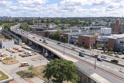 Nossener Brücke in Dresden Planungen für S Bahn Station und Neubau