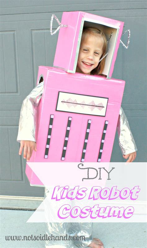 Diy Pink Robot Girl Costume Or Boy Robot Costumes Diy Halloween