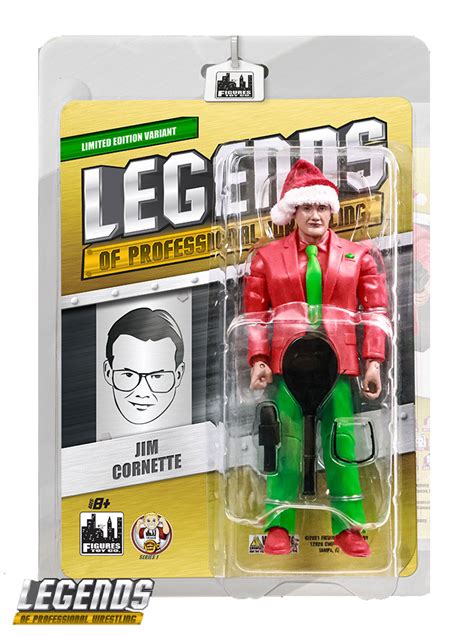 Jim Cornette Jim Cornette Legends Action Figure Santa Corny