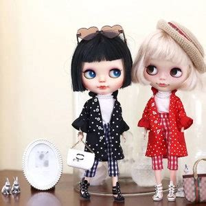 Polkadot Set Set Of 3 Pcs Doll Clothes For Neo Blythe Ob22 Ob24