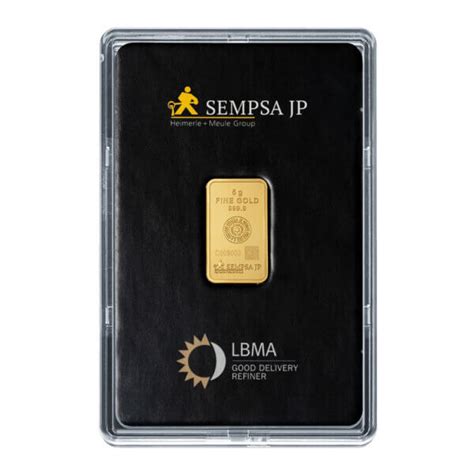 Comprar Lingote De Oro 5 Gramos 9999 BLISTER Marca SEMPSA Online