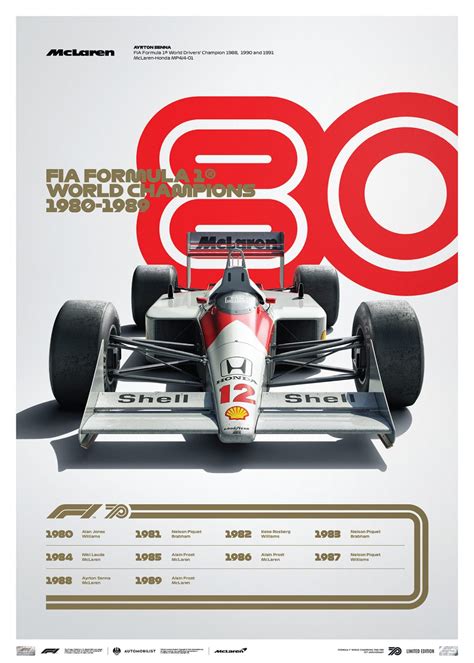 McLaren F1 Poster