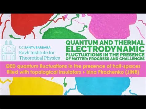 Free Video QED Quantum Fluctuations In The Presence Of Half Spaces