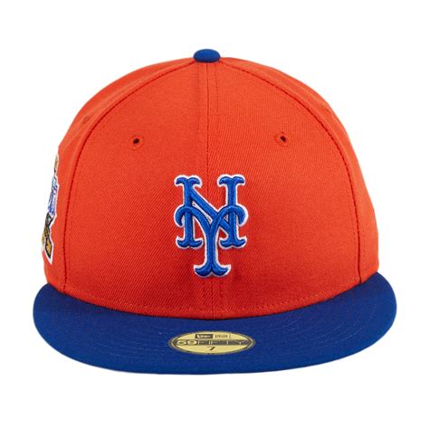 New Era New York Mets Orangeblue 40th Anniversary 59fifty Fitted Hat