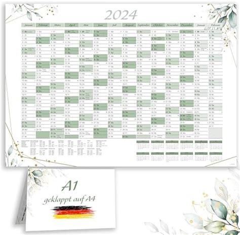 Xxl Jahreskalender Januar Februar Jahresplaner In A Im