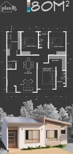 Cuánto cuesta construir una casa de 80 metros cuadrados Cochera