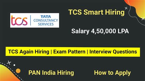 Tcs Smart Hiring Tcs Registration Process Exam Pattern