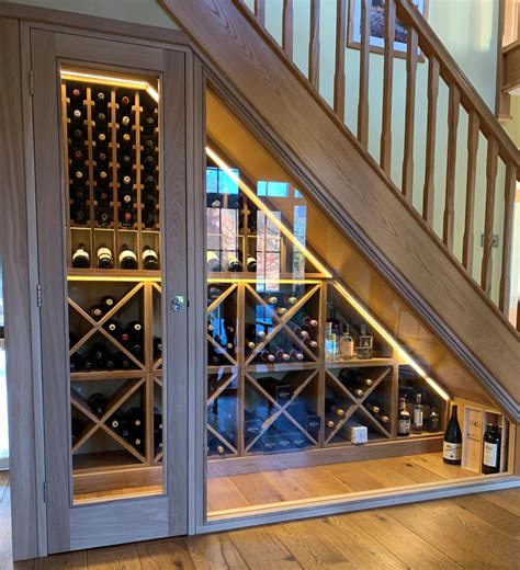 Solid Oak Wine Racks Premium Bespoke Design Service Wine Racks Uk