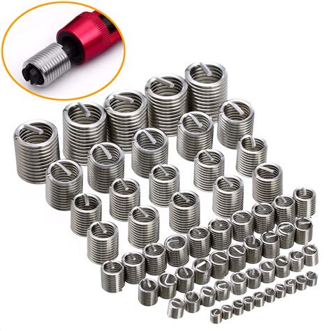 Symphony Thread Repair Insert Kit 60pcs Stainless Steel Thread Repair Insert Kit M3 M4 M5 M6 M8