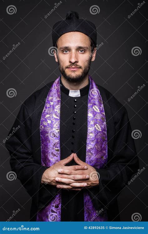 Humble Catholic Priest Stock Photo Image 42892635