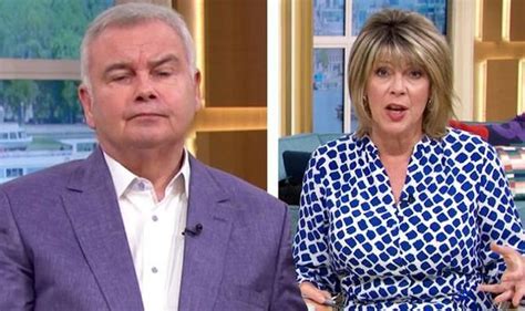 Eamonn Holmes Sulks As Ruth Langsford Snaps Over Cruel This Morning Joke Tv And Radio