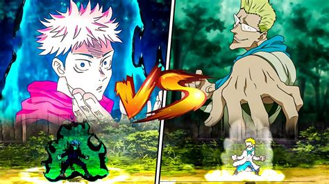 Anime Battle Itadori Yuji Base JJK Vs Genthru HxH Jump Force