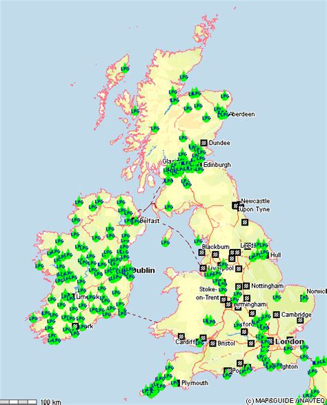 Verzeichnis Autogastankstellen Grossbritannien Lpg Refuelling