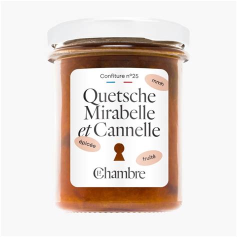 Confiture Mirabelle Quetsche Cannelle La Chambre Aux Confitures