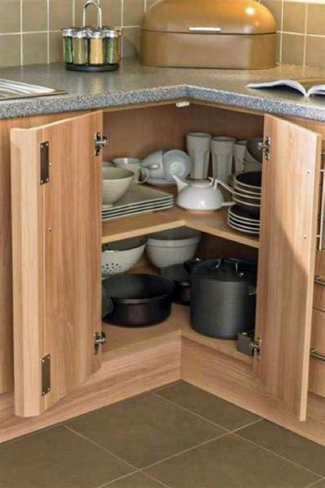 46 Corner Kitchen Cabinets Ideas That Optimize Your Kitchen Space Part