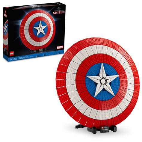 LEGO Marvel Captain Americas Shield 76262 Model Kit For Adults