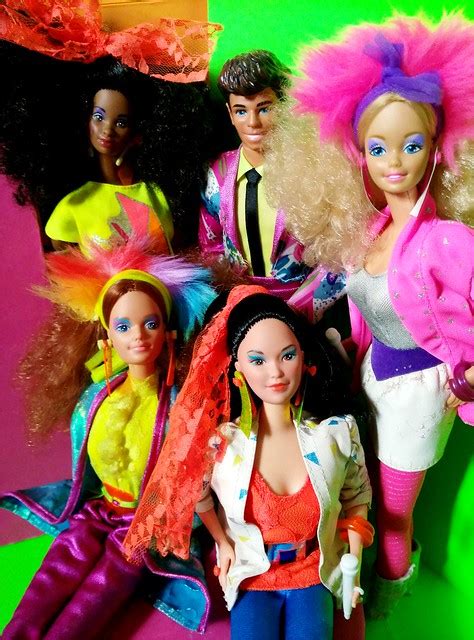 Barbie And The Rockers Band 1985 Barbie Dana Diva Dee Dee And Derek