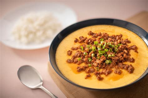 Steamed Egg With Minced Chicken Recipe Ajinomoto Malaysia