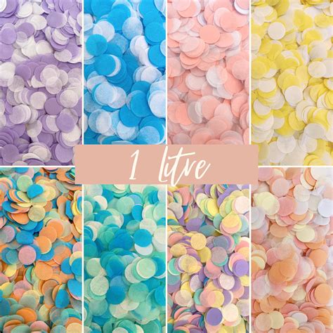 1 Litre Biodegradable Wedding Confetti Tissue Paper Confetti Etsy Australia