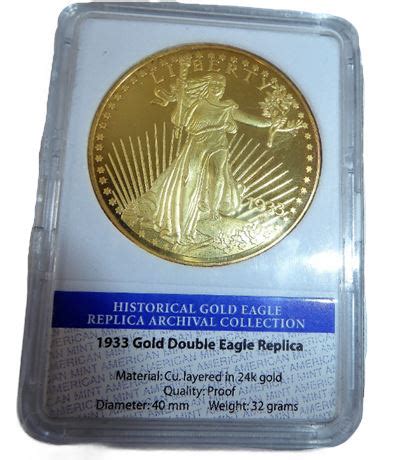 ShopTheSalvationArmy - 1933 Gold Double Eagle Replica Coin(52)