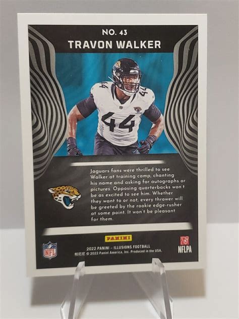 Travon Walker 2022 Panini Illusions Rookie Card RC 43 Jacksonville